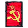 Зажигалка Серп и Молот ZIPPO 218 SOVIET FLAG SICKLE