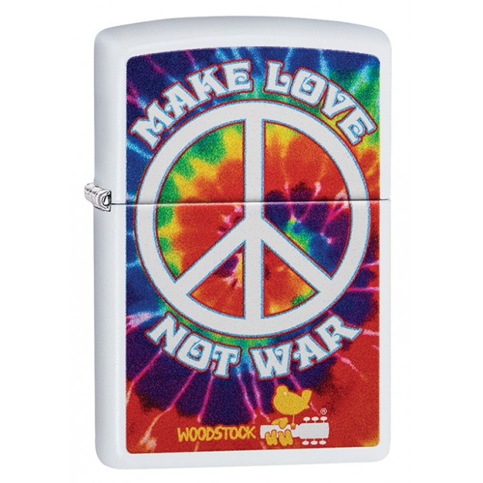 Зажигалка White Matte Woodstock® ZIPPO 49013