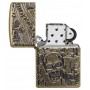 Зажигалка Armor™ Freedom Skull Antique Brass™ ZIPPO 49035