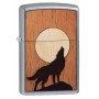 Зажигалка WOODCHUCK USA Howling Wolf ZIPPO 49043