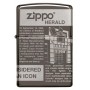 Зажигалка Black Ice® Newsprint Design ZIPPO 49049