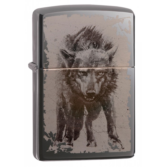 Зажигалка Wolf Design Black Ice® ZIPPO 49073