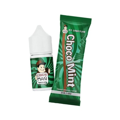 Жидкость Candyman Choco Mint 30 мл (Темный шоколад с мятой)