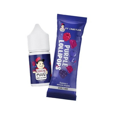 Жидкость Candyman Purple Lollipops 30 мл (Леденцы с лесными ягодами)