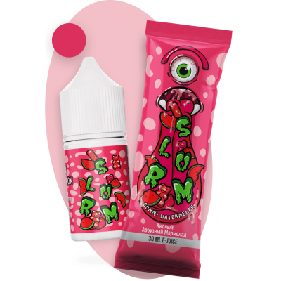 Жидкость Slurm Gummy Watermelon 30 мл (Кислый Арбузный Мармелад)