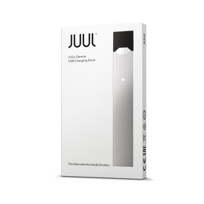 Электронная сигарета (POD-система) JUUL Device Kit Silver/Серебристый