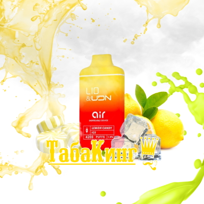 iJOY LIO & UDN AIR Лимонный леденец-холодок (Lemon Candy Ice)