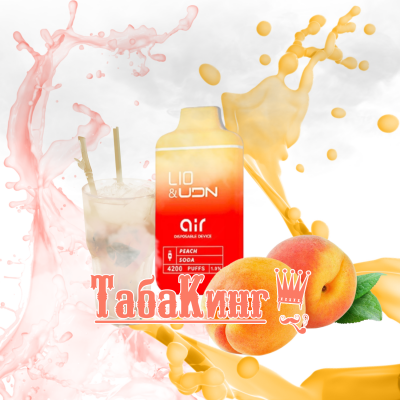 iJOY LIO & UDN AIR Персиковый лимонад (Peach Soda)