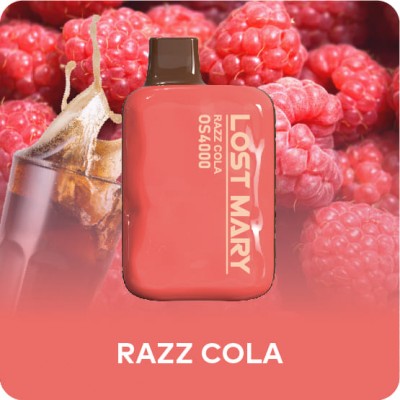 Lost Mary OS4000 Razz Cola (Малиновая Кола)