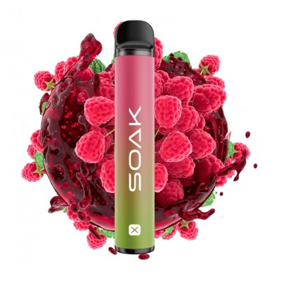 SOAK X 1500 Raspberry Soda (Малиновая газировка)