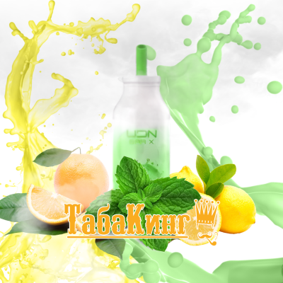 UDN BAR X 7000 Mint Orange Lemon (Мята-Апельсин-Лимон)