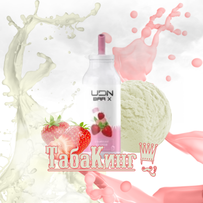 UDN BAR X 7000 Strawberry Ice Cream (Клубничное Мороженое)