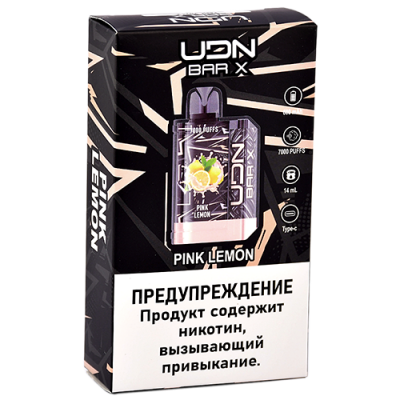 UDN BAR X III 7000 Pink Lemon (Розовый Лимонад)