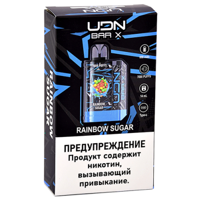 UDN BAR X III 7000 Rainbow Sugar (Радужный Сахар)
