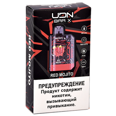UDN BAR X III 7000 Red Mojito (Красный Мохито)