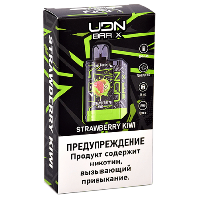UDN BAR X III 7000 Strawberry Kiwi (Клубника-Киви)