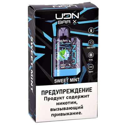 UDN BAR X III 7000 Sweet Mint (Сладкая Мята)
