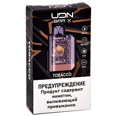 UDN BAR X III 7000 Tobacco (Табак)