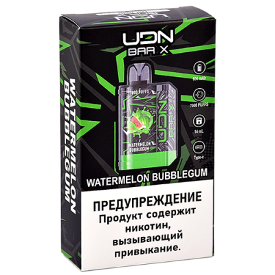 UDN BAR X III 7000 Watermelon Bubblegum (Арбузная Жвачка)