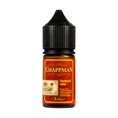 Жидкость Chappman Salt ULTRA Ликерный табак 30 мл