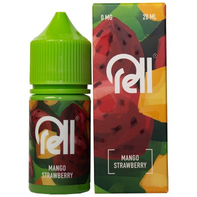 Жидкость RELL GREEN Mango Strawberry (Манго-Клубника) 0% 28 мл