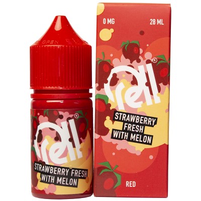 Жидкость REEL LOW COST Strawberry Fresh with Melon (Клубничный сок с Дыней) 0% 28 мл
